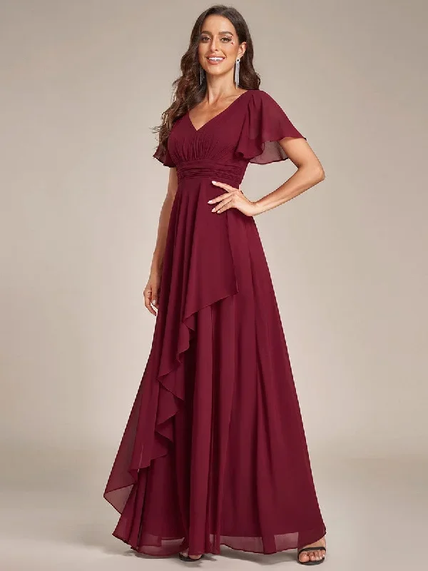 ruffles-sleeve-high-split-with-louts-leaf-chiffon-evening-dress-ee01809