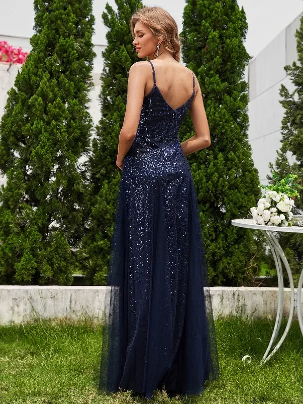 sequined-tulle-high-waisted-a-line-sleeveless-evening-dress-with-v-neck-ees0045