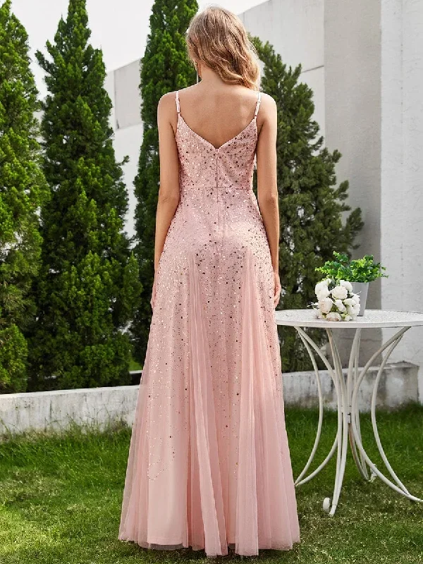 sequined-tulle-high-waisted-a-line-sleeveless-evening-dress-with-v-neck-ees0045