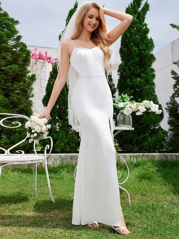 sheer-lace-waist-high-slit-sweetheart-sleeveless-mermaid-wedding-dress-eh02206