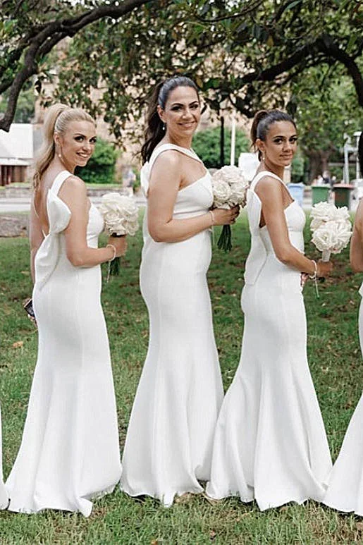 simple-backless-white-mermaid-long-bridesmaid-dress