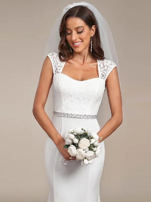 simple-cap-sleeve-sweetheart-mermaid-style-wedding-dress-eh00218