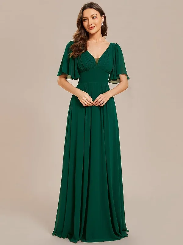 simple-chiffon-short-sleeves-empire-waist-a-line-maxi-bridesmaid-dress-es02003