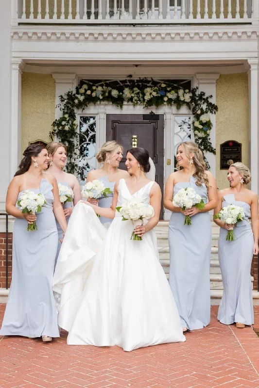 strapless-tie-front-light-blue-long-bridesmaid-dress