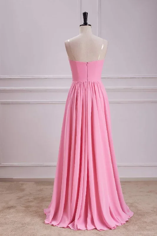 sweetheart-candy-pink-a-line-chiffon-maxi-dress-with-bow