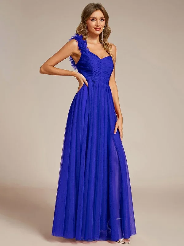 sweetheart-neckline-one-shoulder-with-floral-tulle-high-slit-bridesmaid-dress-es01911