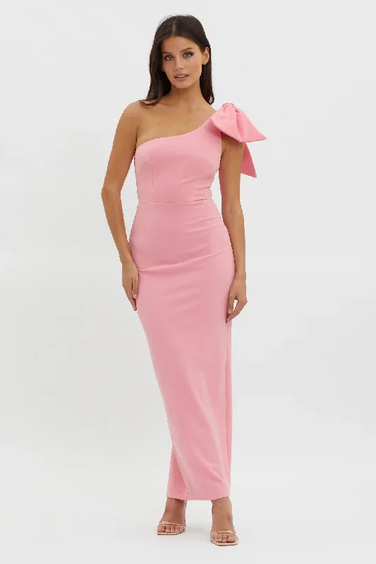 tiffany-one-shoulder-bow-maxi-dress-pink