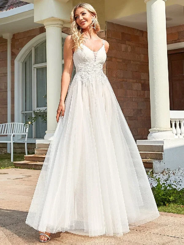 tulle-floral-spaghetti-strap-illusion-v-neck-a-line-wedding-dress-eh0124a