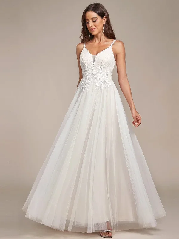 tulle-floral-spaghetti-strap-illusion-v-neck-a-line-wedding-dress-eh0124a