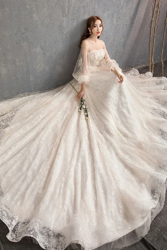 unique-tulle-lace-long-wedding-dress-tulle-lace-bridal-dress