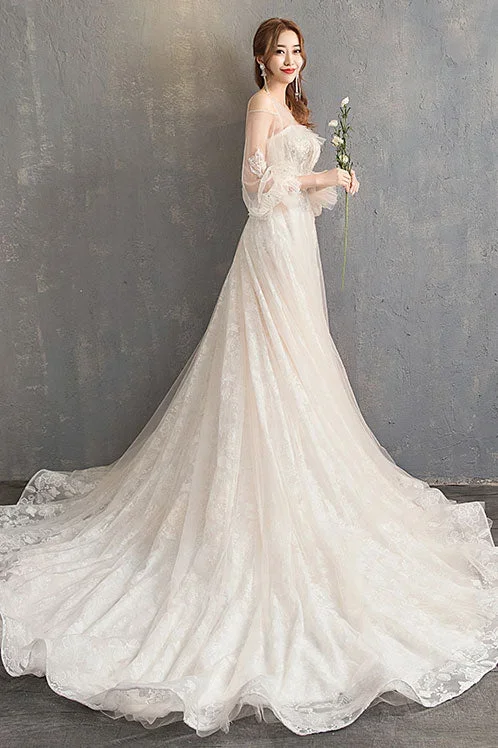 unique-tulle-lace-long-wedding-dress-tulle-lace-bridal-dress