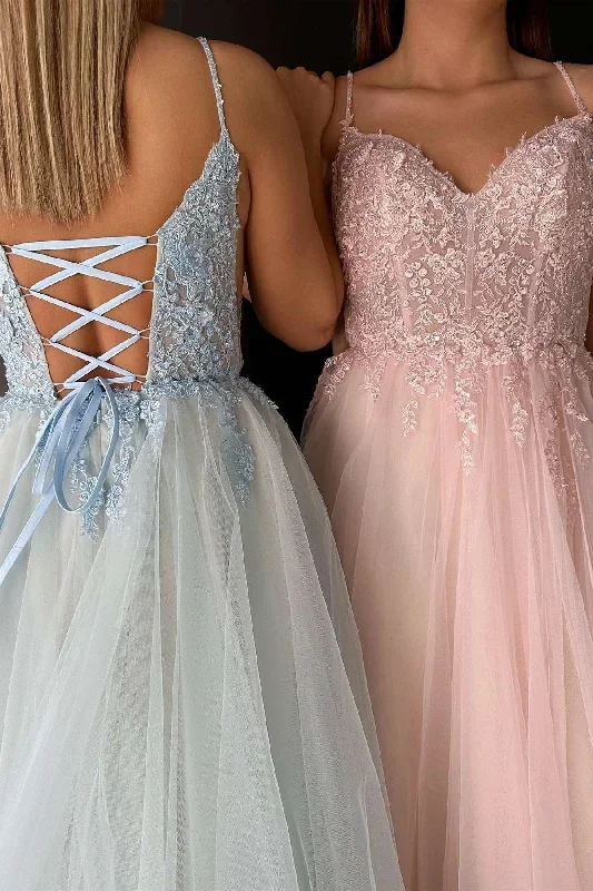 v-neck-lace-up-appliques-tulle-a-line-prom-dress