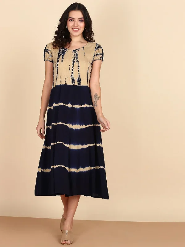 Women Rayon Staple Anarkali Dress