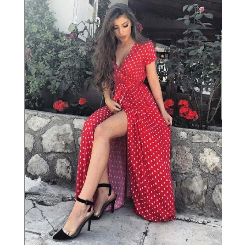 women-wrap-summer-boho-polka-dot-maxi-dress-casual-ladies-short-sleeve-v-neck-holiday-beach-long-sundress-plus-size