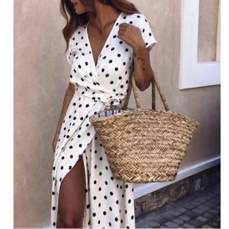 women-wrap-summer-boho-polka-dot-maxi-dress-casual-ladies-short-sleeve-v-neck-holiday-beach-long-sundress-plus-size