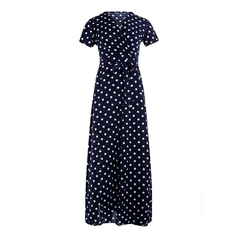 women-wrap-summer-boho-polka-dot-maxi-dress-casual-ladies-short-sleeve-v-neck-holiday-beach-long-sundress-plus-size