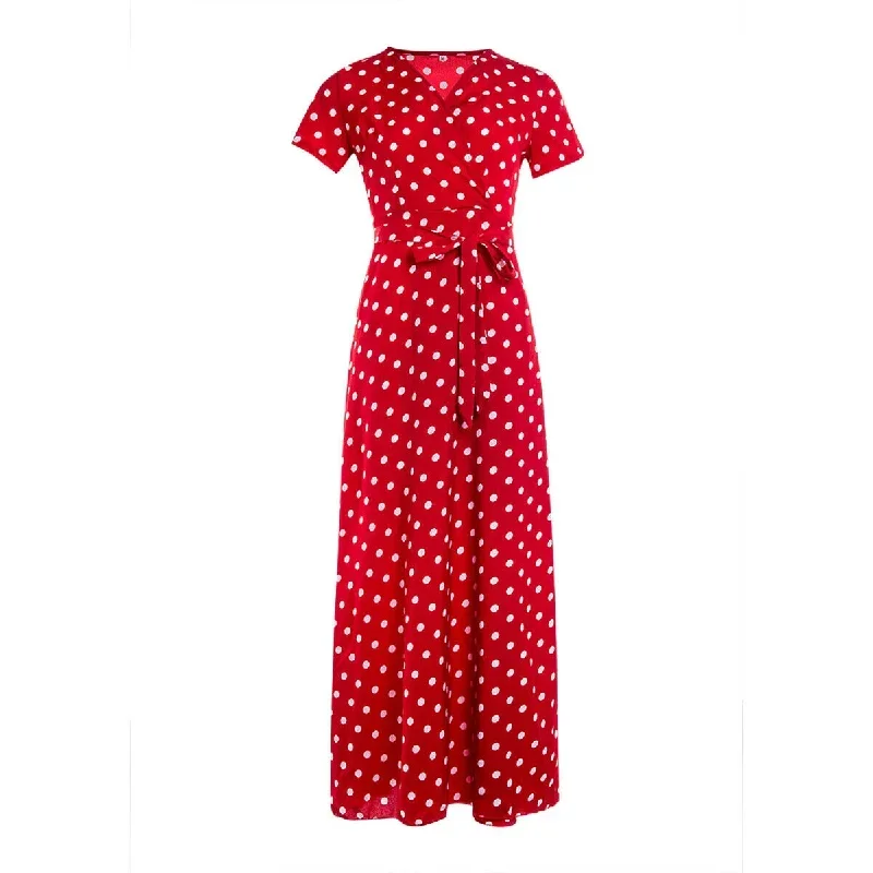 women-wrap-summer-boho-polka-dot-maxi-dress-casual-ladies-short-sleeve-v-neck-holiday-beach-long-sundress-plus-size