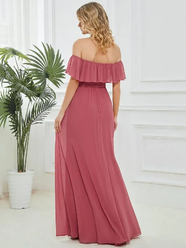 womens-a-line-off-shoulder-ruffle-thigh-split-bridesmaid-dress-ep00968