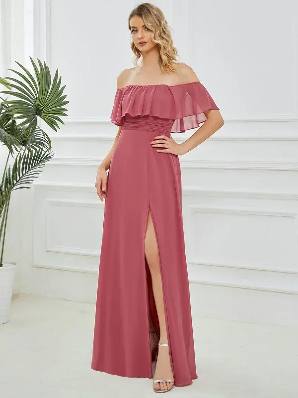 womens-a-line-off-shoulder-ruffle-thigh-split-bridesmaid-dress-ep00968