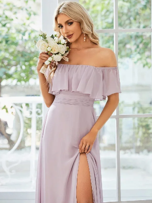 womens-a-line-off-shoulder-ruffle-thigh-split-bridesmaid-dress-ep00968