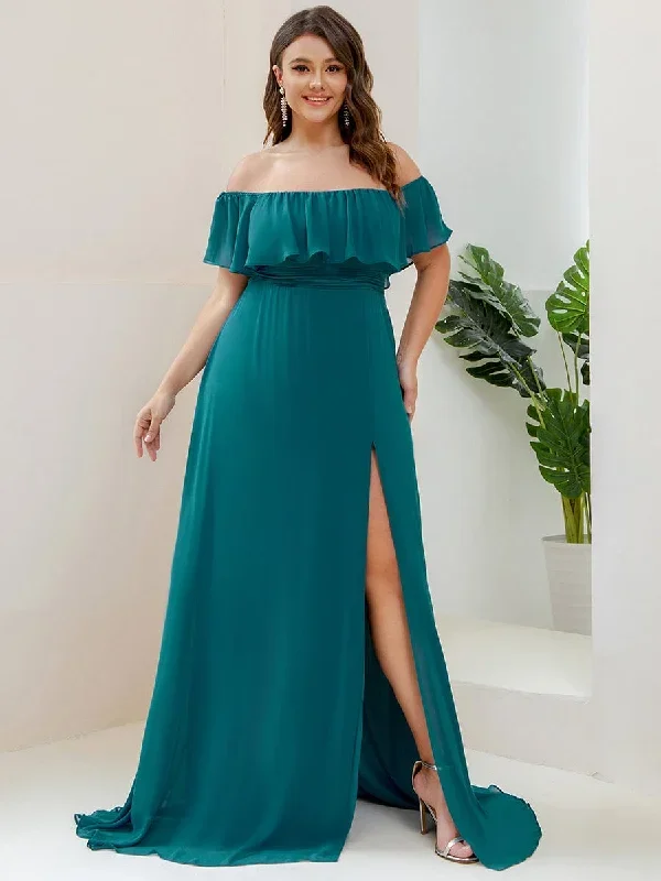 womens-a-line-off-shoulder-ruffle-thigh-split-bridesmaid-dress-ep00968