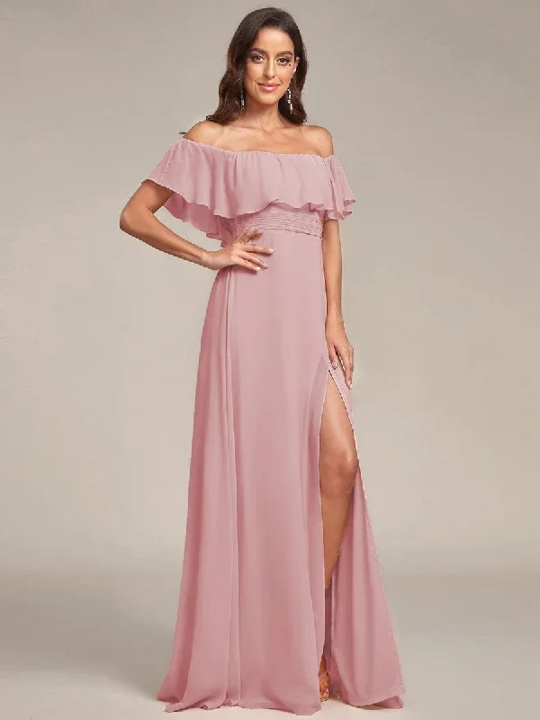 womens-a-line-off-shoulder-ruffle-thigh-split-bridesmaid-dress-ep00968