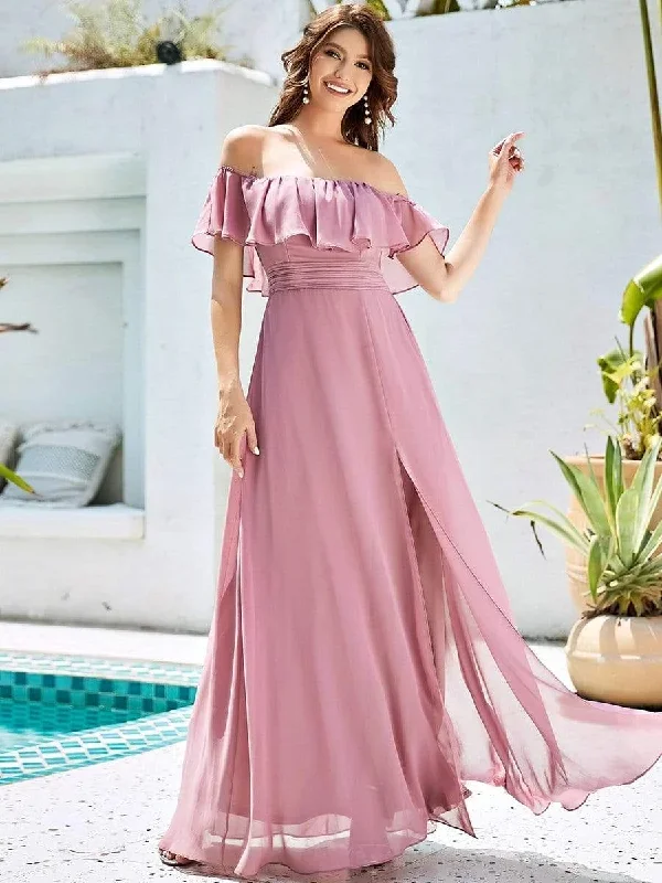 womens-a-line-off-shoulder-ruffle-thigh-split-bridesmaid-dress-ep00968