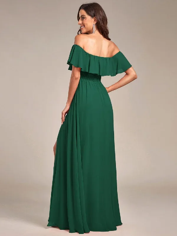 womens-a-line-off-shoulder-ruffle-thigh-split-bridesmaid-dress-ep00968