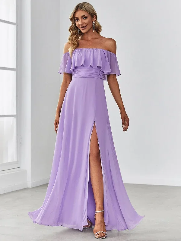 womens-a-line-off-shoulder-ruffle-thigh-split-bridesmaid-dress-ep00968