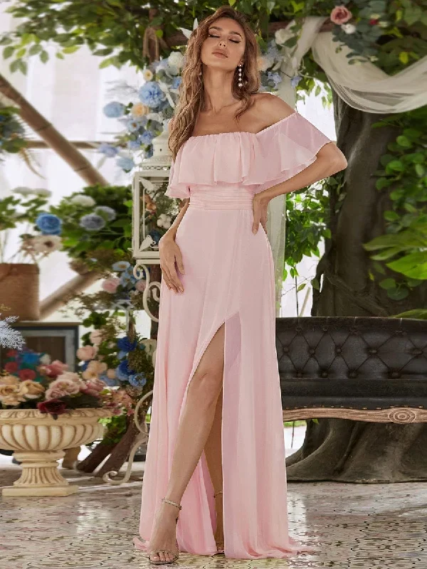 womens-a-line-off-shoulder-ruffle-thigh-split-bridesmaid-dress-ep00968