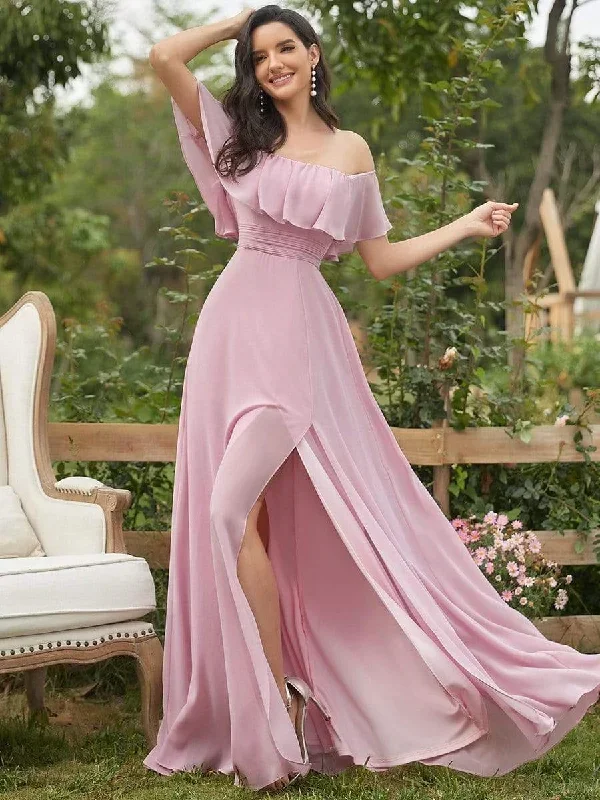 womens-a-line-off-shoulder-ruffle-thigh-split-bridesmaid-dress-ep00968