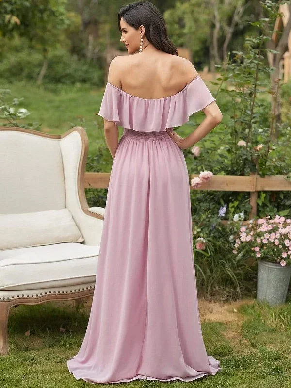 womens-a-line-off-shoulder-ruffle-thigh-split-bridesmaid-dress-ep00968