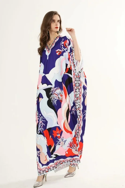 womens-runway-dresses-v-neck-knitted-batwing-sleeves-loose-design-printed-sexy-side-split-fashion-casual-long-maxi-dresses